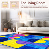 Modern Tiled Color Fusion(Blue)
