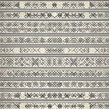 Ultra Soft Area Rug, Non Slip, Stain Resistant, Washable Area Rugs for Living Room, Bedroom, Rustic Linear Motif in Neutral Tones(Beige)
