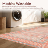 Rustic Earthy Tones Striped Design(Red)