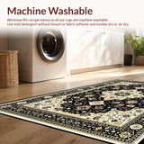 Classic Black Beige Damask Style(Black)