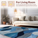 Subtle Tiled Motif in Cool Hues(Blue)