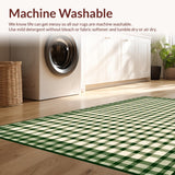 Rustic Checkered Texture Elegance(Green)