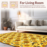 Bold Artistic Floral Composition(Yellow)