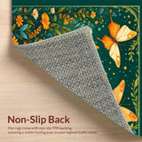 Whimsical Butterfly Garden Delight(Green)