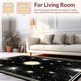 Chic Black and White Starry Aesthetic(White)