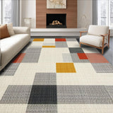 Ultra Soft Area Rug, Non Slip, Stain Resistant, Washable Area Rugs for Living Room, Bedroom, Elegant White and Beige Trellis(Gray)