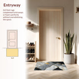 Stylish Earth Toned Linear Flow(Gray)