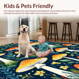 Quirky Nature Inspired Colorful Accent(Blue)