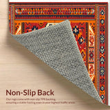 Ultra Soft Area Rug, Non Slip, Stain Resistant, Washable Area Rugs for Living Room, Bedroom, Machine Washable Western Bedroom Area Rug(Blue)
