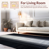 Artful Earthy Tones Shag(Black)