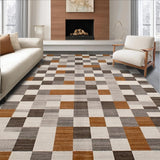Ultra Soft Area Rug, Non Slip, Stain Resistant, Washable Area Rugs for Living Room, Bedroom, Sophisticated Abstract Pattern Fusion(Gray)