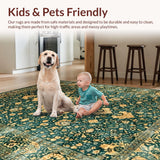 Distressed Earthy Medallion Aesthetic(Blue)