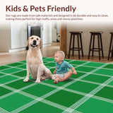 Cozy Winter Themed Patterned Mat(Green)