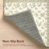 Cozy Hand Hooked Country Motif(Beige)