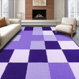 Ultra Soft Area Rug, Non Slip, Stain Resistant, Washable Area Rugs for Living Room, Bedroom, Chic Lavender Minimalist Layout(Purple)