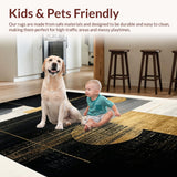 Trendy Vibrant Angular Composition(Black)