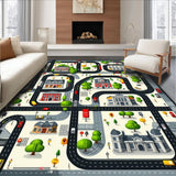 Urban Cityscape Play Mat(Black)