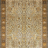 Luxe Leopard Print Area Warm Cheetah Design(Beige)