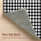 Contemporary Fluffy Tiled Design(Black)