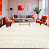 Beige Area Displaying Minimalist with Subtle Line Work and Detail(Beige)