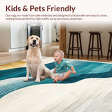 Contemporary Calm Tiled Design(Blue)