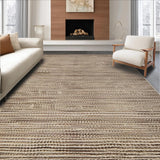 Elegant Tiled Motif with Tassels(Beige)