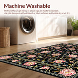 Chic Black and Pink Blossom Style(Black)