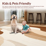 Beige Serenity Area Earthy Brown Accent Easy Care(Beige)