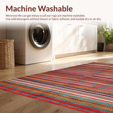 Eclectic Warm Toned Stripes(Red)