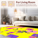 Funky Retro Rainbow Vibe(Yellow)