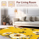 Vibrant Sunflower and Wood Aesthetic(Yellow)