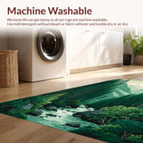 Lush Green Forest Ambiance(Green)