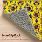 Charming Low Pile Botanical Elegance(Yellow)