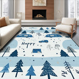 Sunny Retro Camping Iconography(Blue)