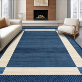 Chic Geometric Border Elegance(Blue)
