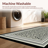 Chic Monochrome Tiled Aesthetic(Black)
