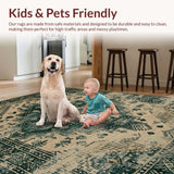 Cozy Low Pile Trellis Aesthetic(Gray)