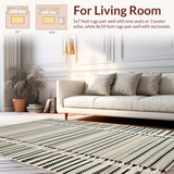 Elegant Black Trimmed Design(Beige)