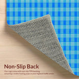 Charming Plaid Farmhouse Vibe(Blue)