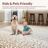 Bonhill Spotted Area Tan Terracotta Brown Beige Ivory(White)