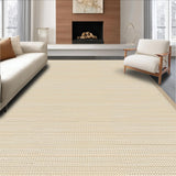 Ultra Soft Area Rug, Non Slip, Stain Resistant, Washable Area Rugs for Living Room, Bedroom, Soft Neutral Organic Visual Appeal(Beige)