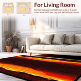 Bold Modern Lava Swirl Effect(Red)