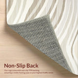 Sophisticated Cream Wave Geometry(Beige)