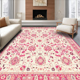 Chic Light Blue Medallion Design(Beige)