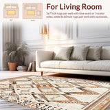 Cozy Vintage Tiled Motif(Beige)