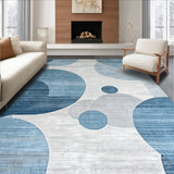 Ultra Soft Area Rug, Non Slip, Stain Resistant, Washable Area Rugs for Living Room, Bedroom, Luxurious Three-Dimensional Fuzziness(Blue)