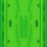 Elegant Nature Themed Coir Doormat(Green)