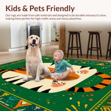Charming Playful Creature Motif(Green)