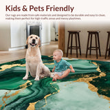 Chic Textured Marble Design Elements(Green)