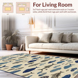 Rustic Earthy Fish Imagery(Beige)
